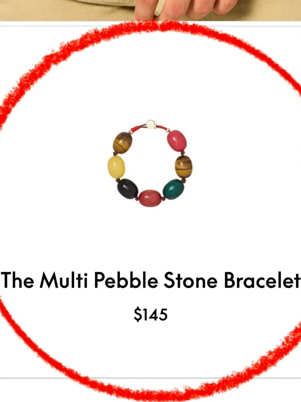 Roxanne Assoulin The Multi Pebble Semiprecious Stone Bracelet NEW (One Bracelet)